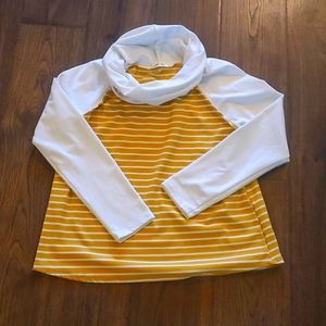 Super Soft Like New Mustard Cowl Neck